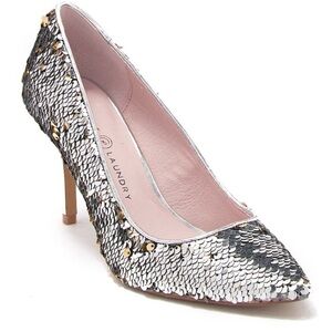 Ruthie Reversible Sequined pumps